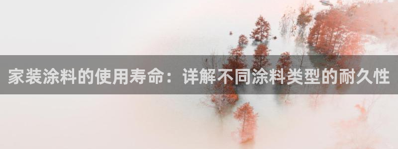和记官网 公司：家装涂料的使用寿命：详解不同涂料类型的耐久性