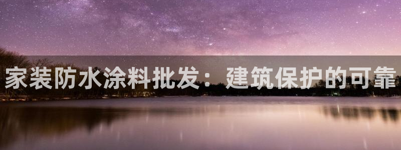 和记港口：家装防水涂料批发：建筑保护的可靠