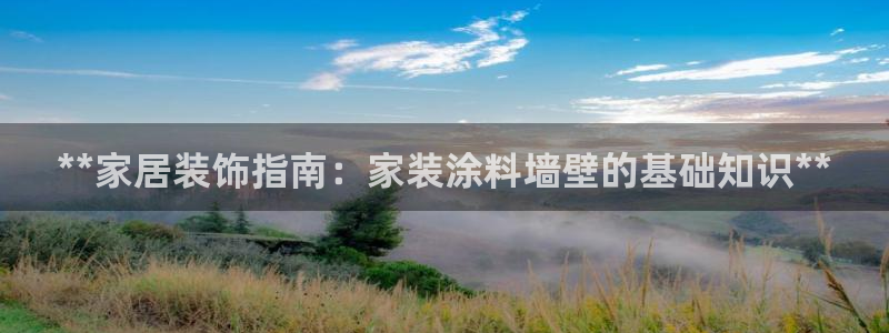 和记国际电讯市值：**家居装饰指南：家装涂料墙壁的基础知识**