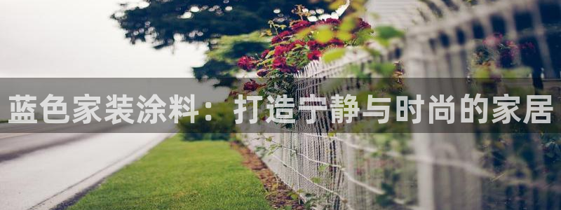 和记娱好网址：蓝色家装涂料：打造宁静与时尚的家居