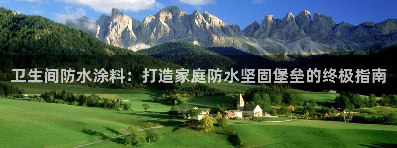 和记ag捕鱼害死多少人：卫生间防水涂料：打造家庭防水坚固堡垒的终极指南