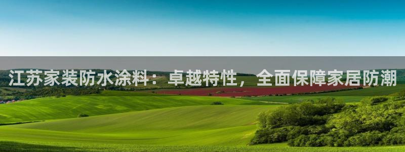 和记国际听：江苏家装防水涂料：卓越特性，全面保障家居防潮
