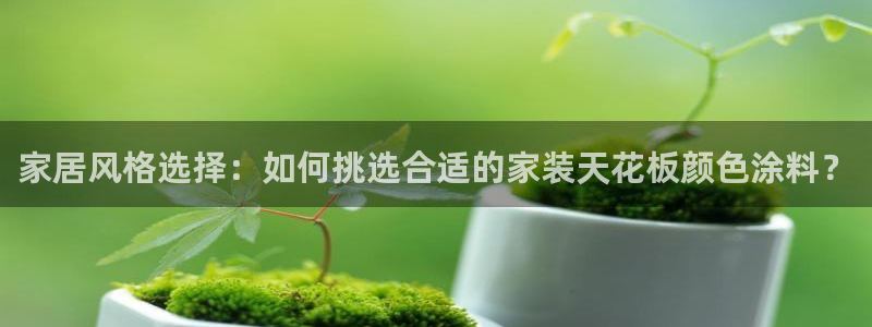 和记下载：家居风格选择：如何挑选合适的家装天花板颜色涂料？