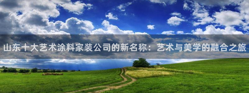和记平台：山东十大艺术涂料家装公司的新名称：艺术与美学的融合
