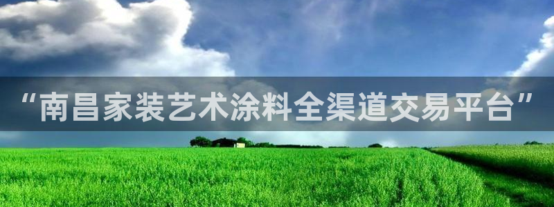 和记平台下载：“南昌家装艺术涂料全渠道交易平台”