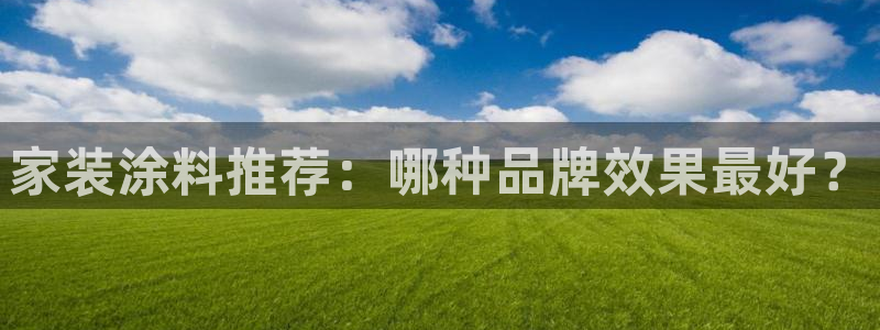 青岛大生和记餐饮管理有限公司：家装涂料推荐：哪种品牌效果最好